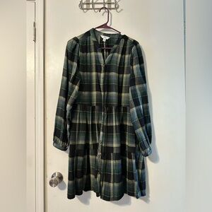 Time and Tru Flannel Plaid Dress